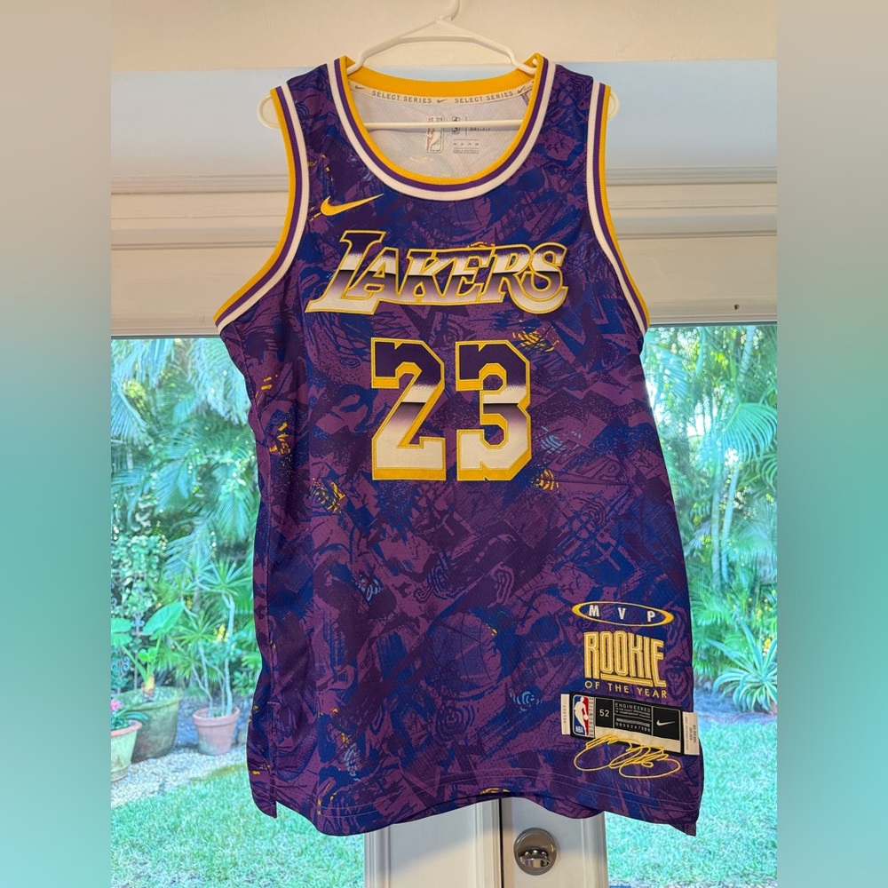 NBA Los Angeles Lakers Purple and Gold #23 Jersey